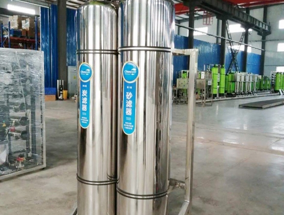 口罩廠0.5噸雙級反滲透純化水、純凈水設(shè)備